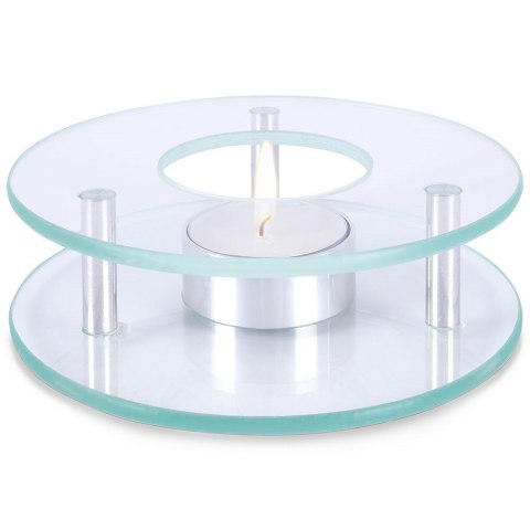Podgrzewacz pod dzbanek do herbaty kubka świecznik tealight szklany HIT 139244