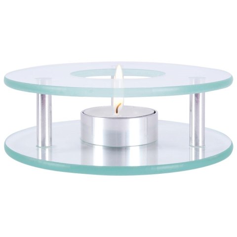 Podgrzewacz pod dzbanek do herbaty kubka świecznik tealight szklany HIT 139244
