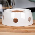 Podgrzewacz pod dzbanek do herbaty świecznik tealight ceramiczny 14cm VILDE 123829