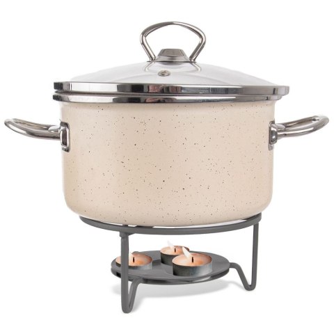 Podgrzewacz pod dzbanek do herbaty świecznik tealight świeczki metal ORION 111083