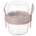Pojemnik kubek na jogurt i musli z łyżeczką lunchbox lunch box 370ml ORION 121784
