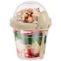 Pojemnik kubek na jogurt i musli z łyżeczką lunchbox lunch box 400ml ORION 121783