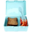 Pojemnik śniadaniowy na śniadanie żywność lunch box ze sztućcami 1L ORION 154035