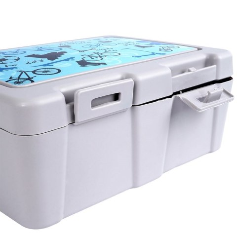 Pojemnik śniadaniowy na śniadanie żywność lunch box ze sztućcami 1L ORION 154037