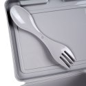 Pojemnik śniadaniowy na śniadanie żywność lunch box ze sztućcami SERCE 1L ORION 154038
