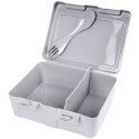 Pojemnik śniadaniowy na śniadanie żywność lunch box ze sztućcami SERCE 1L ORION 154038