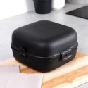 Pojemnik śniadaniowy obiadowy lunchbox z przegródkami czarny 2x700ml VILDE 229144