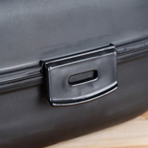 Pojemnik śniadaniowy obiadowy lunchbox z przegródkami czarny 2x700ml VILDE 229144