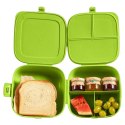 Pojemnik śniadaniowy obiadowy lunchbox z przegródkami zielony 2x700ml VILDE 259324