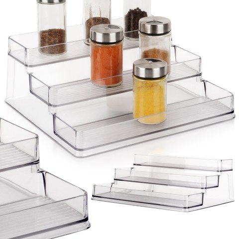 Półka kuchenna organizer 3 poziomy 25.5x23.5x10.5cm EXCELLENT HOUSEWARE 229183
