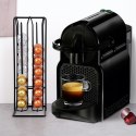 Stojak na kapsułki do kawy Nespresso metalowy czarny 30cm VILDE 229127