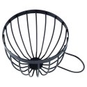 Stojak na kapsułki do kawy kubek metalowy czarny 20x15x13.5cm HIT 229150