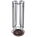 Stojak na kapsułki do kawy obrotowy metalowy czarny 18 kapsułek RADKA 33.5cm ORION 154315