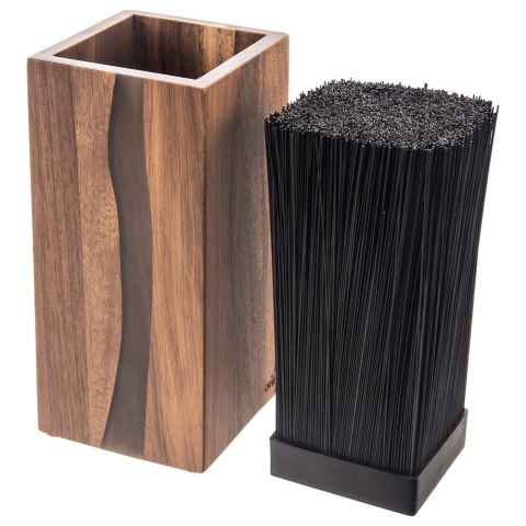 Stojak na noże kuchenne organizer blok pojemnik drewniany RIVER ORION 154306