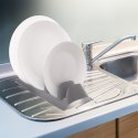 Stojak na pokrywki i talerze szary z tworzywa 29.5x13.5x6cm ORION 155214
