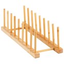 Stojak na pokrywki talerze uniwersalny bambusowy 34.5x12x12cm VILDE 229114