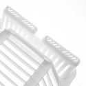 Suszarka do naczyń na naczynia plastikowa stojąca biała 45.5x28x10cm ORION 155206