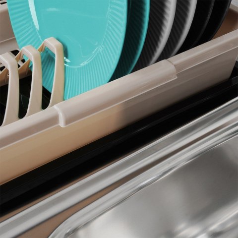 Suszarka do naczyń na naczynia stojąca beżowa MISTY 45x37x8cm NAVA 10-174-030