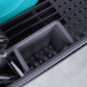 Suszarka do naczyń na naczynia stojąca plastikowa szara 43.5x32x12cm ORION 155210