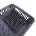 Suszarka do naczyń na naczynia stojąca plastikowa szara 43.5x32x12cm ORION 155210