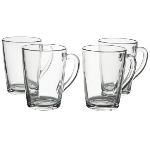 Szklanki do kawy latte herbaty 320ml 4 sztuki zestaw szklanek komplet EXCELLENT HOUSEWARE 122713