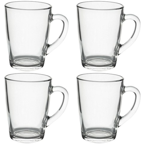 Szklanki do kawy latte herbaty 320ml 4 sztuki zestaw szklanek komplet EXCELLENT HOUSEWARE 122713