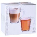 Szklanki do kawy latte herbaty 320ml 4 sztuki zestaw szklanek komplet EXCELLENT HOUSEWARE 122713