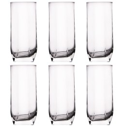 Szklanki do napojów zimnych 330ml 6 sztuk zestaw szklanek komplet ORION 122714