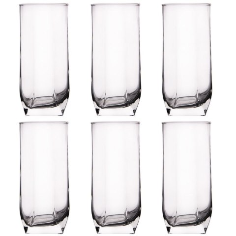 Szklanki do napojów zimnych 330ml 6 sztuk zestaw szklanek komplet ORION 122714