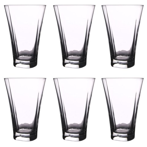 Szklanki do napojów zimnych 350ml 6 sztuk zestaw szklanek komplet ORION 122795