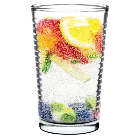 Szklanki do napojów zimnych wysokie 220ml 6 sztuk zestaw szklanek EXCELLENT HOUSEWARE 125004