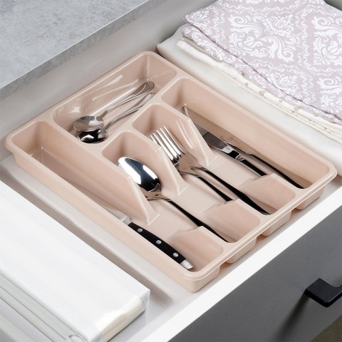 Wkład na sztućce do szuflady szuflad organizer beżowy 33.5cm MISTY NAVA 10-170-016