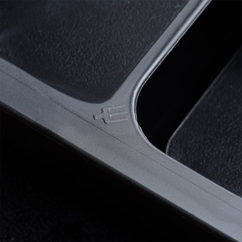 Wkład na sztućce do szuflady szuflad organizer rozsuwany czarny 40x31cm VILDE 229145