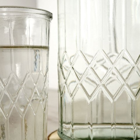 Karafka i szklanki do wody soku szklana 970ml + 4x250ml 5-ele EXCELLENT HOUSEWARE 139178