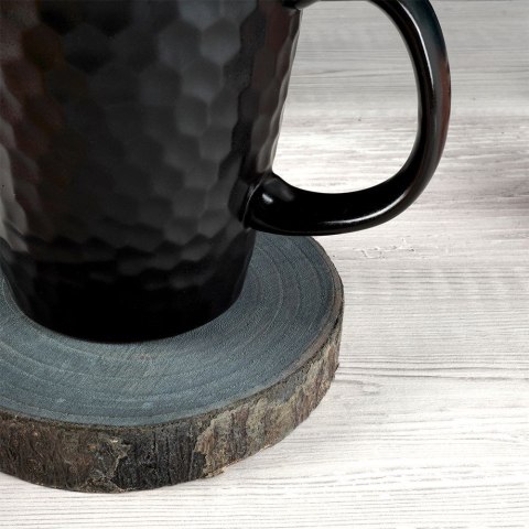 Kubek ceramiczny do kawy herbaty czarny duży 420 ml SIAKI COLLECTION 139170