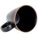 Kubek ceramiczny do kawy herbaty czarny duży 420 ml SIAKI COLLECTION 139170