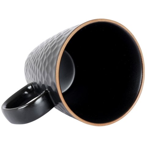 Kubek ceramiczny do kawy herbaty czarny duży 420 ml SIAKI COLLECTION 139170