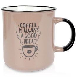 Kubek ceramiczny do kawy herbaty duży 700 ml VILDE 139206-C