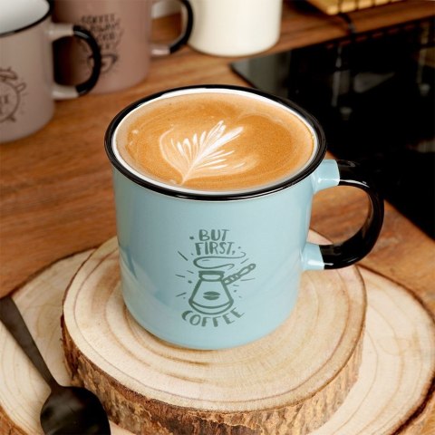 Kubek ceramiczny do kawy herbaty duży 700 ml VILDE 139206-F