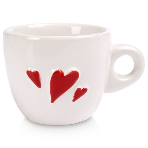 Kubek do kawy espresso ceramiczny SERCE 80 ml ORION 129431
