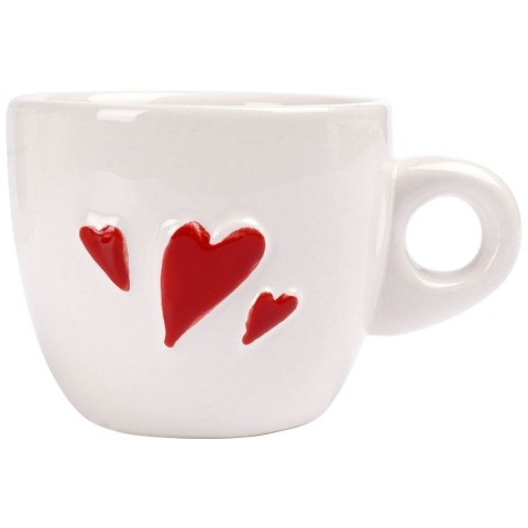 Kubek do kawy espresso ceramiczny SERCE 80 ml ORION 129431