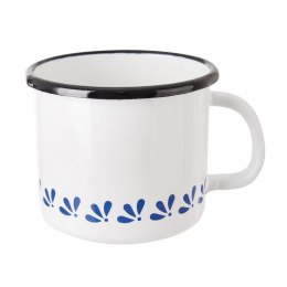 Kubek emaliowany do kawy herbaty napojów biały duży 700 ml MODROBILA ORION 113511