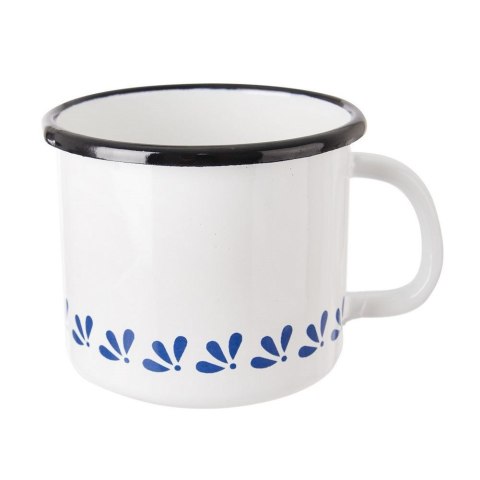 Kubek emaliowany do kawy herbaty napojów biały duży 700 ml MODROBILA ORION 113511