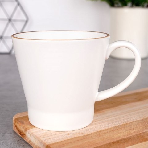 Kubek porcelanowy do kawy herbaty biały 380 ml SIAKI COLLECTION 139357