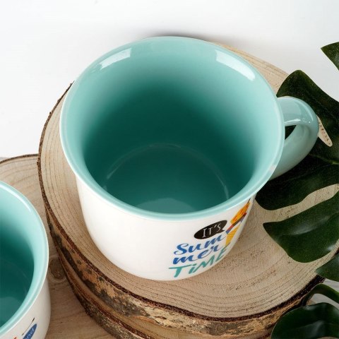 Kubek porcelanowy do kawy herbaty duży 380 ml NAVA 10-172-450-F