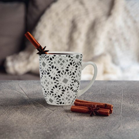 Kubek porcelanowy do kawy herbaty duży MAIOLICA 400 ml NAVA 10-099-105