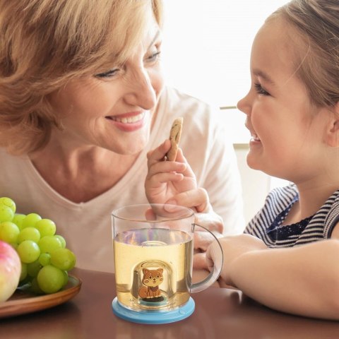 Kubek z pokrywką figurką dla dziecka dzieci pies 240 ml ORION 129456