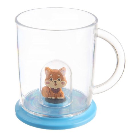 Kubek z pokrywką figurką dla dziecka dzieci pies 240 ml ORION 129456