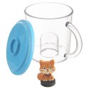 Kubek z pokrywką figurką dla dziecka dzieci pies 240 ml ORION 129456