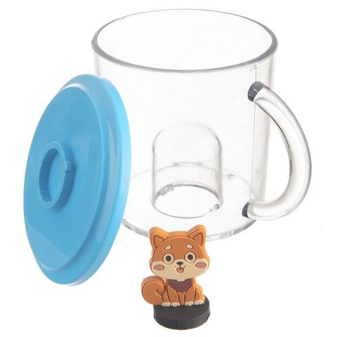 Kubek z pokrywką figurką dla dziecka dzieci pies 240 ml ORION 129456